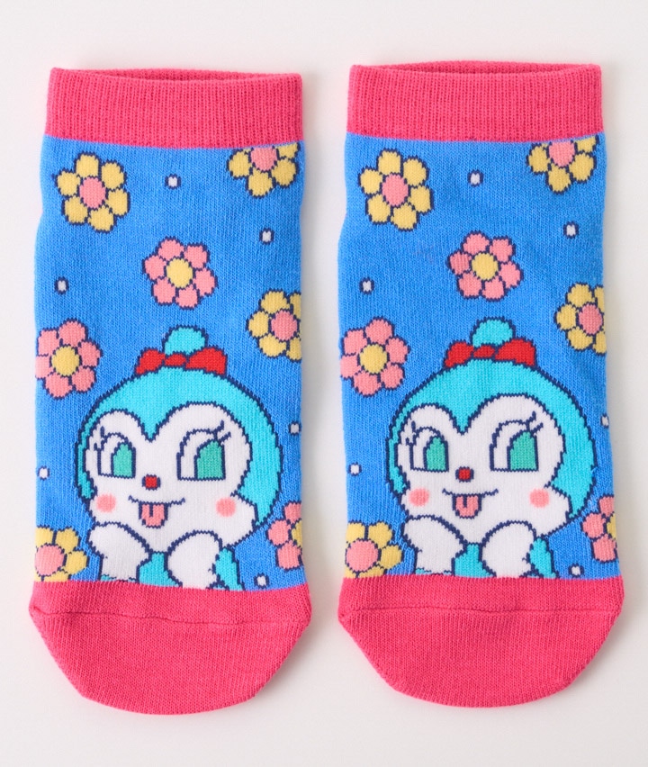 【それいけ！アンパンマン】（コキンちゃん）（１足物）フロント柄ソックス