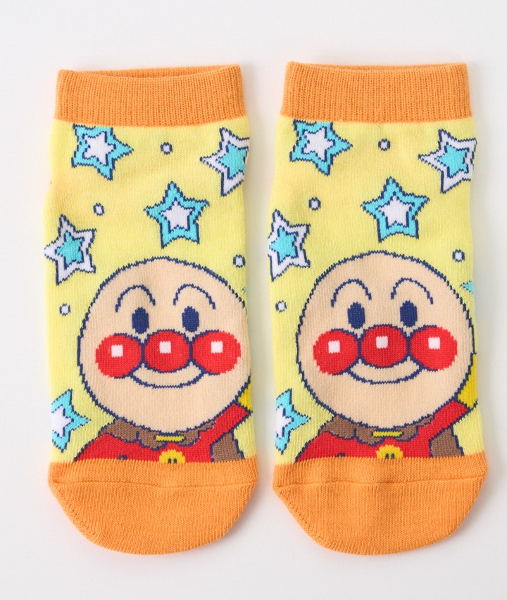 【それいけ！アンパンマン】（アンパンマン）（１足物）フロント柄ソックス