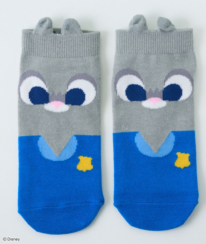 【Ｄｉｓｎｅｙ】（ズートピア）（ジュディ）（１足物）フロント柄ソックス