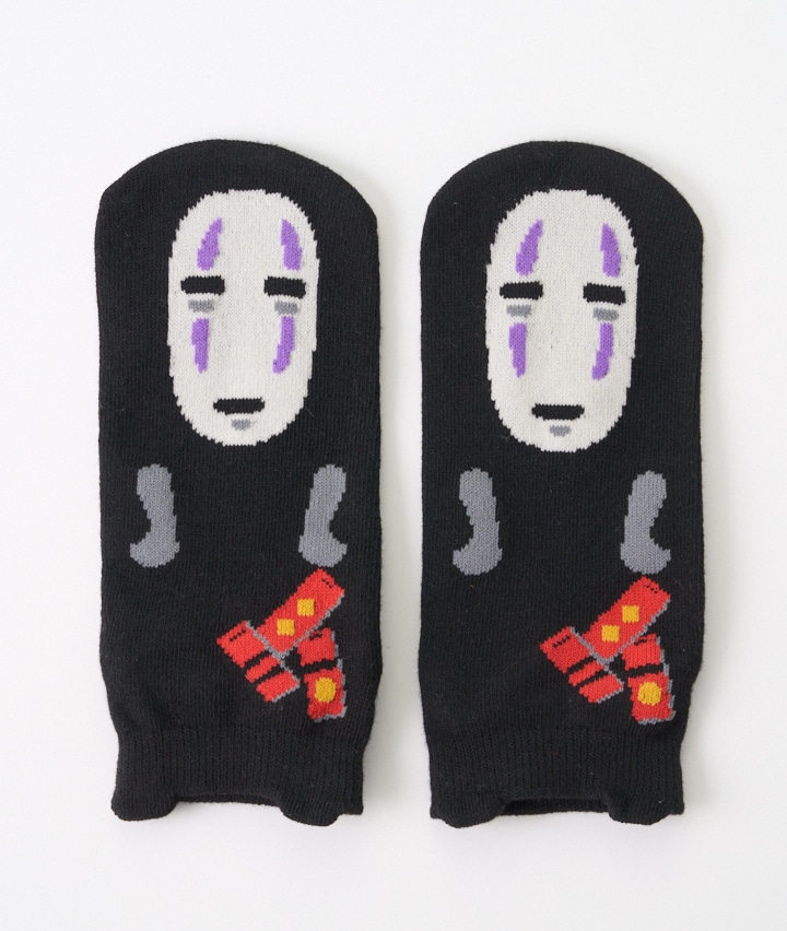 【スタジオジブリ】【千と千尋の神隠し】（カオナシ）（１足物）フロント柄ソックス