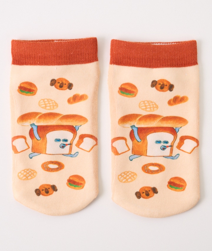 【ＫＡＤＯＫＡＷＡ】（パンどろぼう）（１足物）フロント柄ソックス